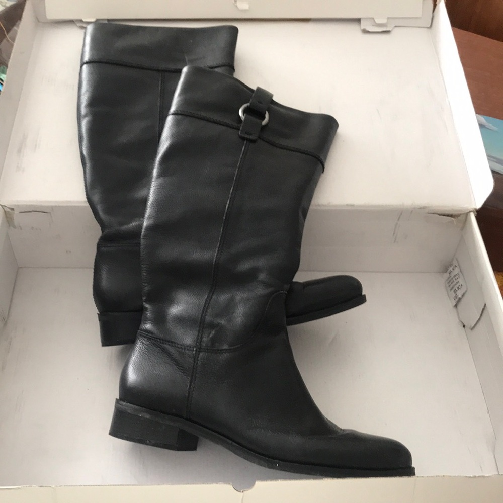 Banana Republic black tall boot, 10